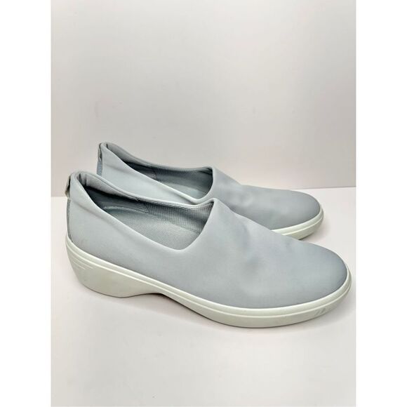 Ecco Soft 7 Sneaker Womens Size 8.5 Gray Slip On Wedge Shoes - Picture 2 of 10